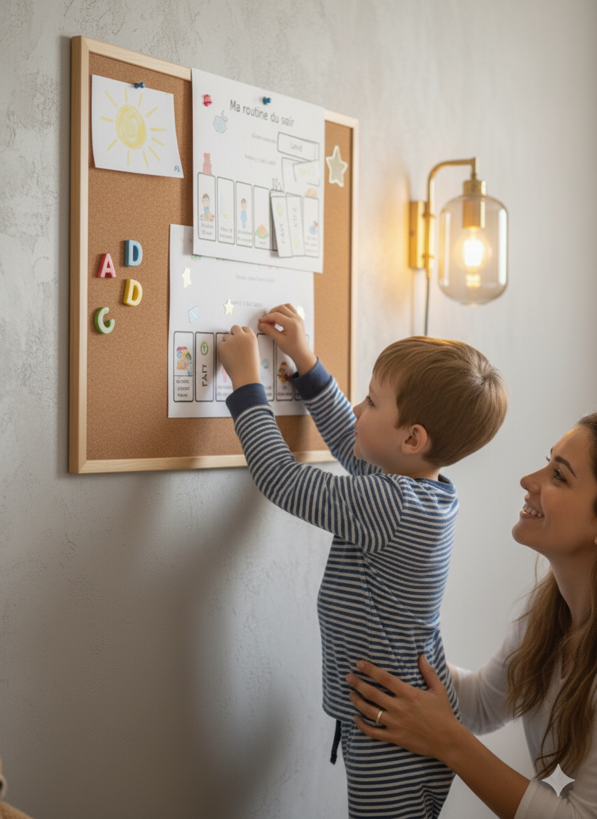Tableau de Routine du Coucher